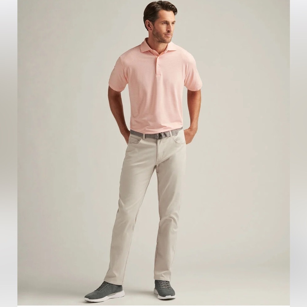 Peter Millar eb66 Performance Five-Pocket Pant- Stone Tan- 33X28